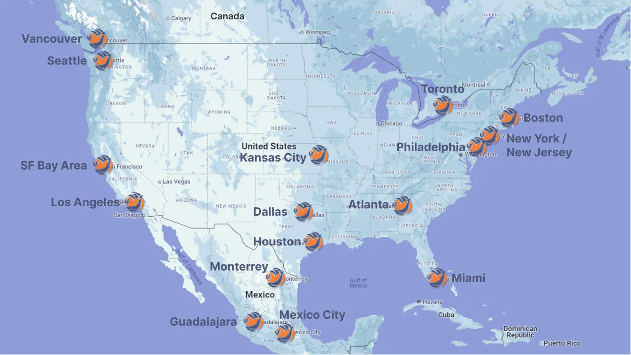 Mapa dos jogos de inverno